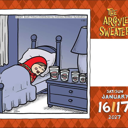 SourceToHome FuenteACasa The Argyle Sweater 2027 Day-to-Day Calendar — Home & Lifestyle