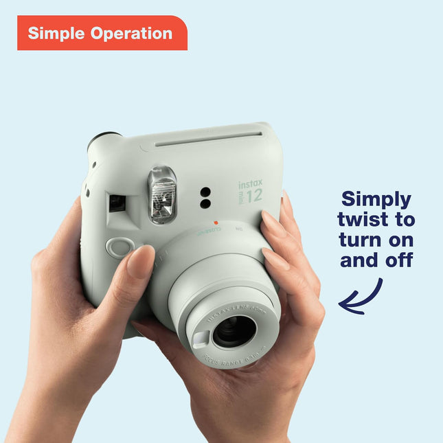 Mint Green Instant Camera