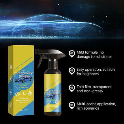 DriveForge ForjaRuta 2PC Nano Quick Coat Restore,Quick Effect Coating Agent — Auto & Moto