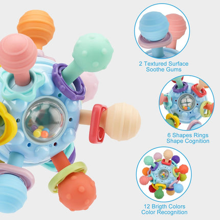 Baby Montessori Sensory Teether Toy