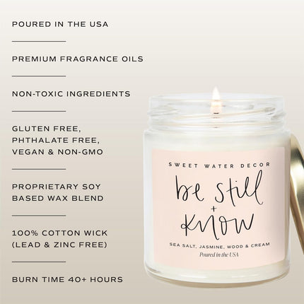 Be Still and Know Sea Salt Jasmine Self-Care Item