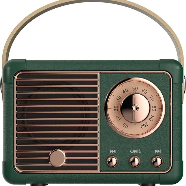 Retro Green Mini Bluetooth Speaker