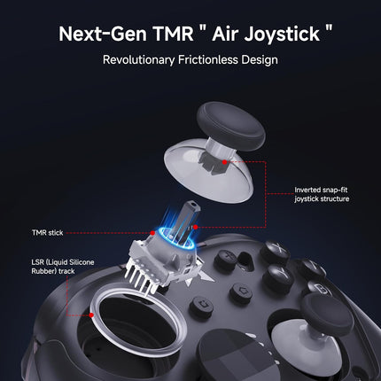 Wireless Pro Controller with TMR Glide Joysticks, HD Rumble, NFC and Gyro