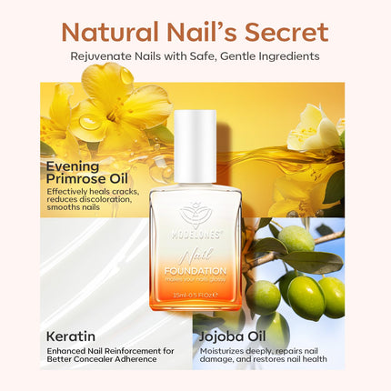Milky White Nail Strengthener and Repair Polish, 15ml