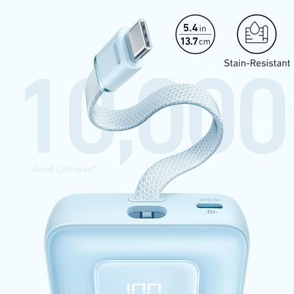 10,000mAh 30W USB-C Portable Charger Power Bank