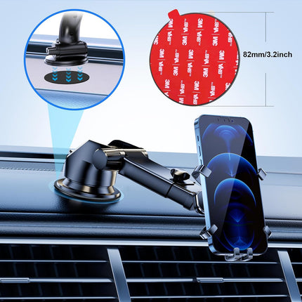 Dashboard Pad Mounting Disk for Suction Cup Phone Mount, 3.2 in, 3 Pack
