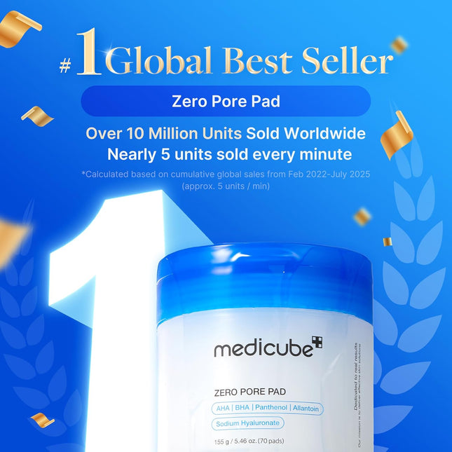 medicube Zero Pore Pad - dual texture close-up