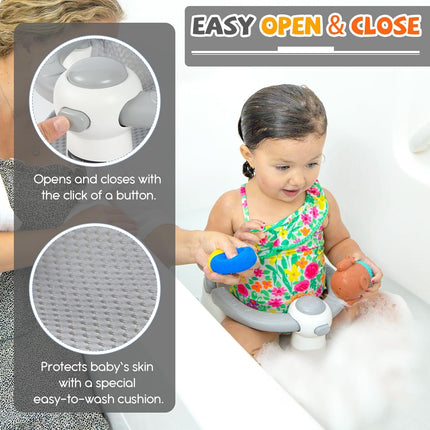 LittleNest NidoPequeño Baby Bath Seat for Babies 6 Months & Up - Baby Bath Seats for Babies Sitting — Baby & Toddler