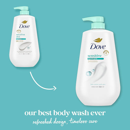 Sensitive Skin Moisturizing Body Wash with Pump, 30.6 oz