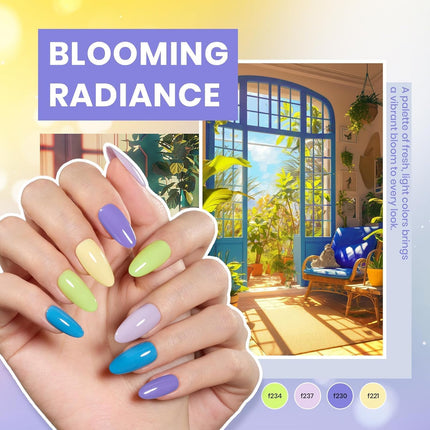 GlowEssence EsenciaLuz Beetles Gel Nail Polish Kit with U V Light - 80Pcs Color Enchantment 55 — Beauty & Self-Care