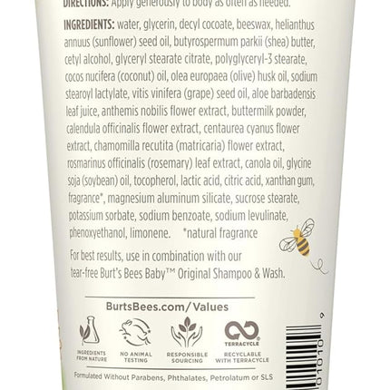 Burt's Bees Baby Nourishing Lotion Original Scent -- 6 fl oz