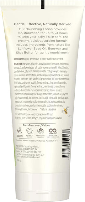 Burt's Bees Baby Nourishing Lotion Original Scent -- 6 fl oz