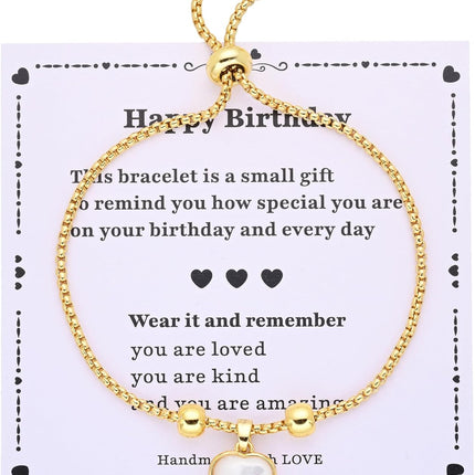 Birthday Gift Bracelet for Girls Ages 4-13