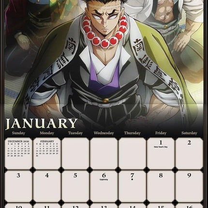 2027 Demon Slayer: Kimetsu no Yaiba Wall Calendar