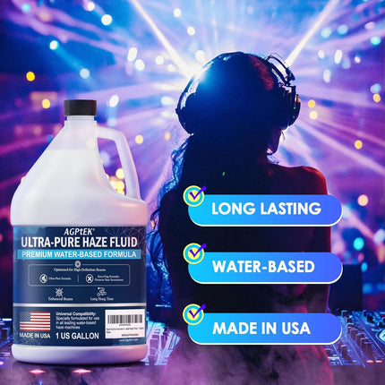 Water-Based Haze Fluid for Stage Effects - 1 Gallon