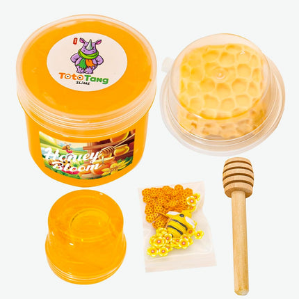 SourceToHome FuenteACasa DIY Clay Honey themed slime(7oz) - Jelly Textured Slime — Home & Lifestyle
