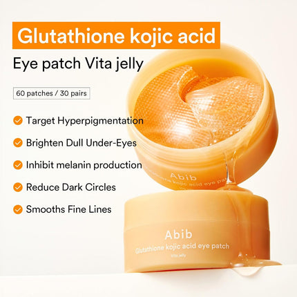PDRN Retinal Hydrogel Eye Patches for Dark Circles, Puffiness and Fine Lines, 60 Count