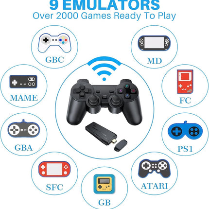 2026 New Retro Gaming Console Pro 4K HDMI with 20,000+ Built-in Classic Video Games