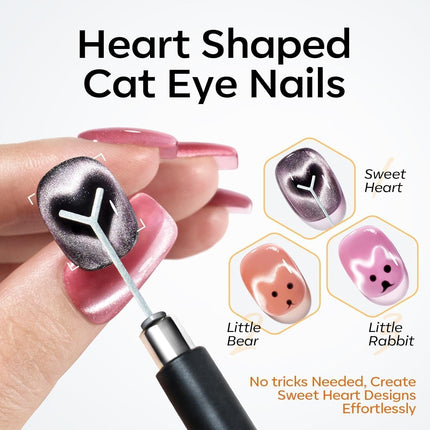 15PCS Cat Eye Nail Magnet Set for DIY Gel Polish Effects
