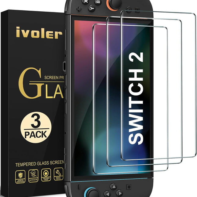 3-Pack Tempered Glass Screen Protector for 2025 7.9-Inch Console