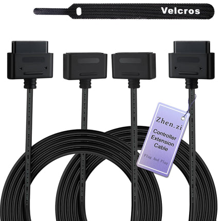 2-Pack 6 ft Extension Cables for Classic Controllers