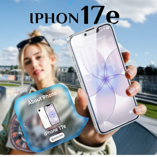 2-Pack Tempered Glass Screen Protector for 17e Phones