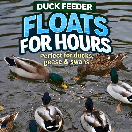 Floating Duck Food Pellets for Ducks, Geese & Swans, 5 lb