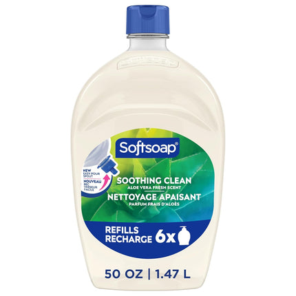 Soothing Clean Aloe Vera Fresh Scent Liquid Hand Soap Refill, 50 fl oz