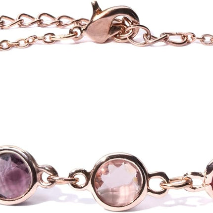 Gold Birthstone Bracelet for Women