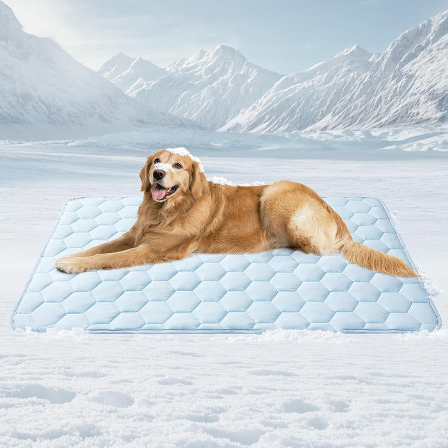 Cooling Mat for Dogs, 41 x 28 Inch, Blue