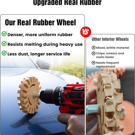 Eraser Wheel Decal Remover Tool Kit for Car, Truck & RV