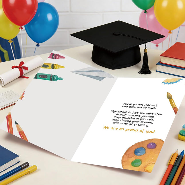Middle School Graduation Card for 8th Grade Graduates
