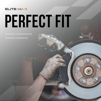 EliteMAX Front Carbon Ceramic Brake Pads for 2019-2023 1500 Pickup
