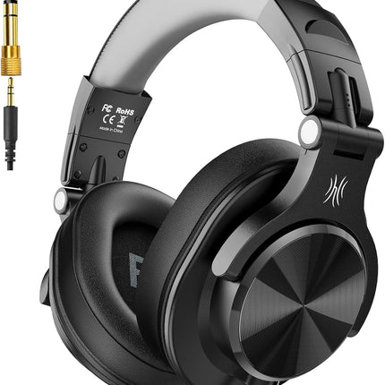 Wired Over-Ear Studio Monitor Headphones - Black