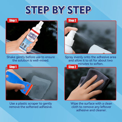 Adhesive Remover Spray for Stickers, Glue, Gum, and Labels