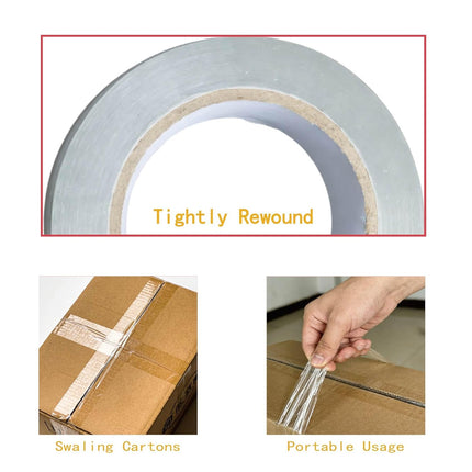 SourceToHome FuenteACasa POLYSELLS 2.7 Mil Clear Packing Tape 6 Rolls, 1.88" x 60 Yards Per — Home & Lifestyle
