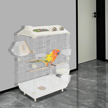 PawHaven RefugioPata Two-Tier Bird Cage — Pet Supplies