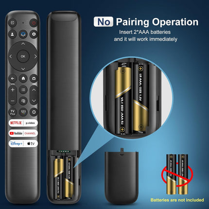 Only for TCL-Google-TV-Remote-Control Replacement,RC813 Compatible with TCL — Smart Tech