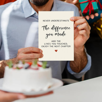 Funny Retirement Farewell Card for Coworkers, Friends, Bosses, Teachers, Mom or Dad