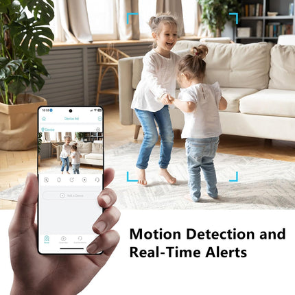 2K Mini WiFi Hidden Security Camera with App Monitoring