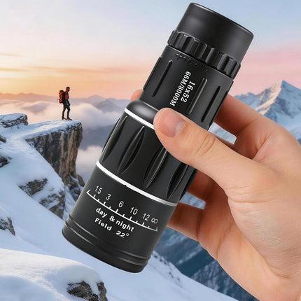 16X52 High Power Compact Monocular Telescope with HD Lens