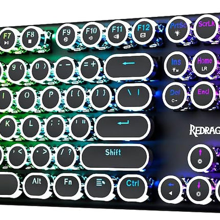 NexWave OndaNex Redragon Wireless Typewriter Style Mechanical Gaming Keyboard — Smart Tech