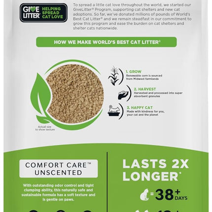 PawHaven RefugioPata WORLD'S BEST CAT LITTER Comfort Care Unscented, 8-Pounds — Pet Supplies