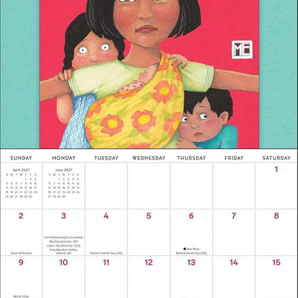 SourceToHome FuenteACasa Mary Engelbreit's Your Voice Matters 2027 Wall Calendar — Home & Lifestyle
