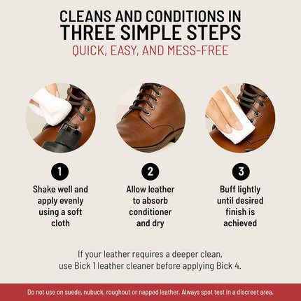 8 oz Leather Cleaner & Conditioner for Smooth Finished Leathers