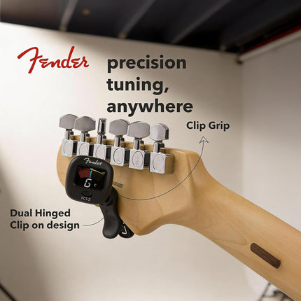 Professional Multi-Instrument Clip-On Tuner for Guitar, Bass, Ukulele, and Violin