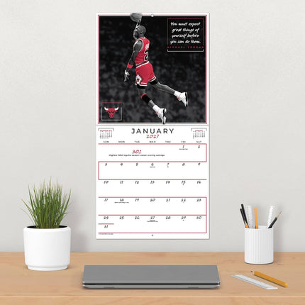 SourceToHome FuenteACasa 2027 Michael Jordan Wall Calendar — Home & Lifestyle