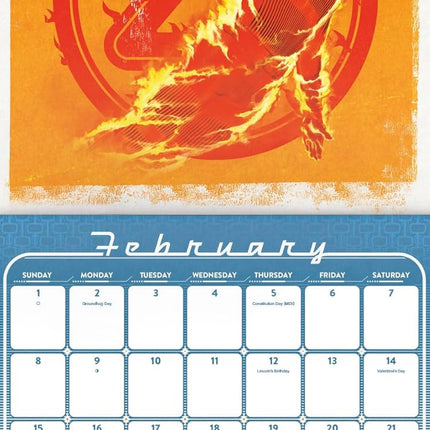 2026 Superhero Team Wall Calendar