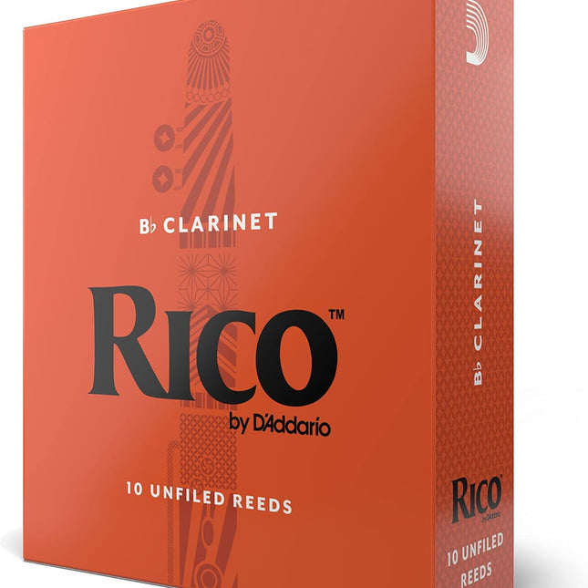 Organic Bb Clarinet Reeds, Strength 2.5, Pack of 10