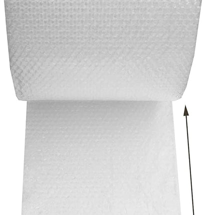 Clear Perforated Bubble Cushioning Wrap, 12 in x 175 ft
